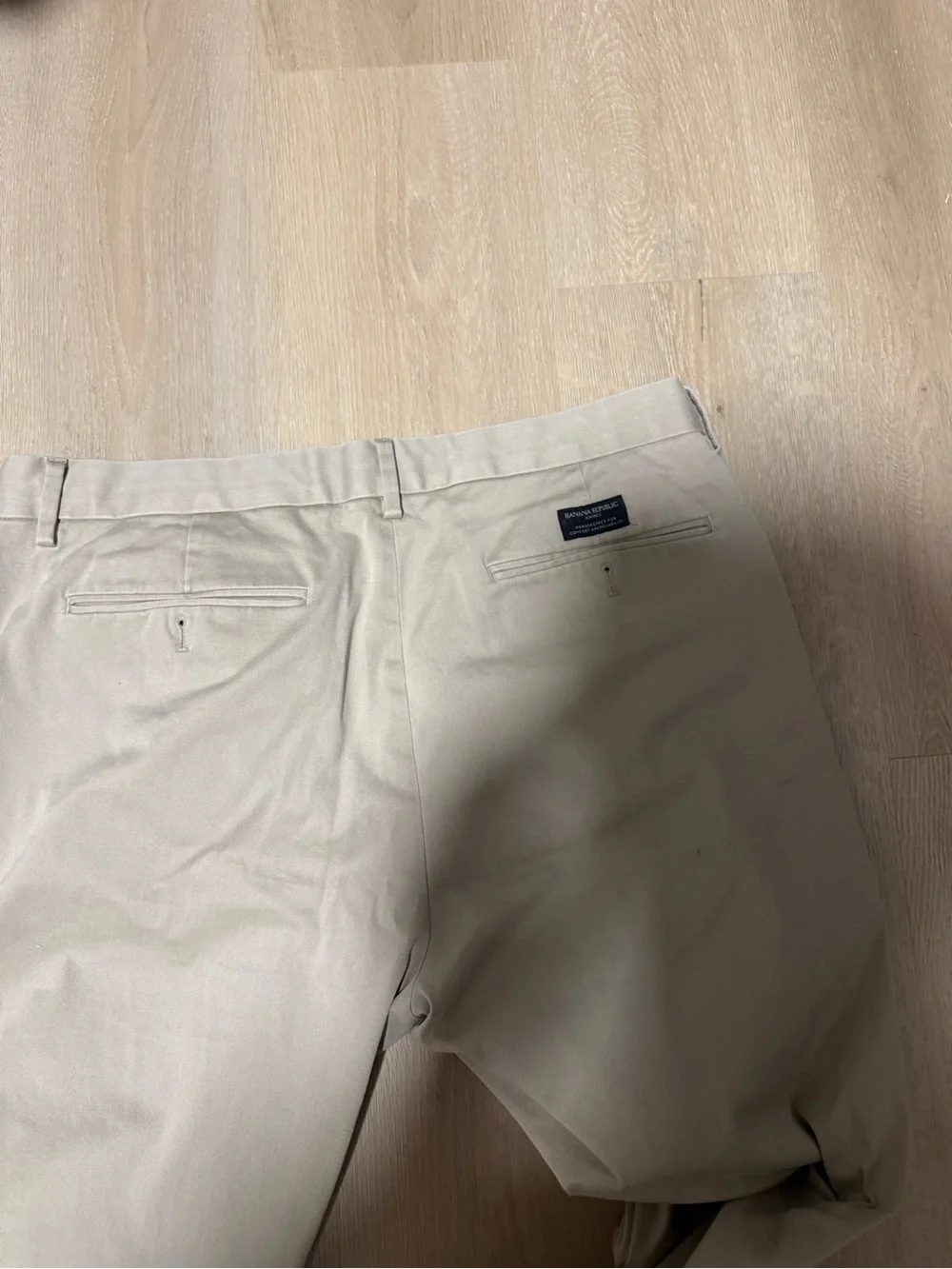 Banana Republic Khaki/Tan Stretch Chino Pants